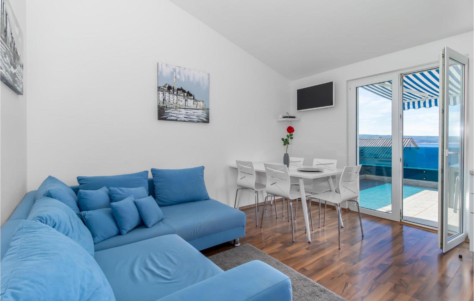 Stunning Apartment In Dramalj With House Sea View Luaran gambar